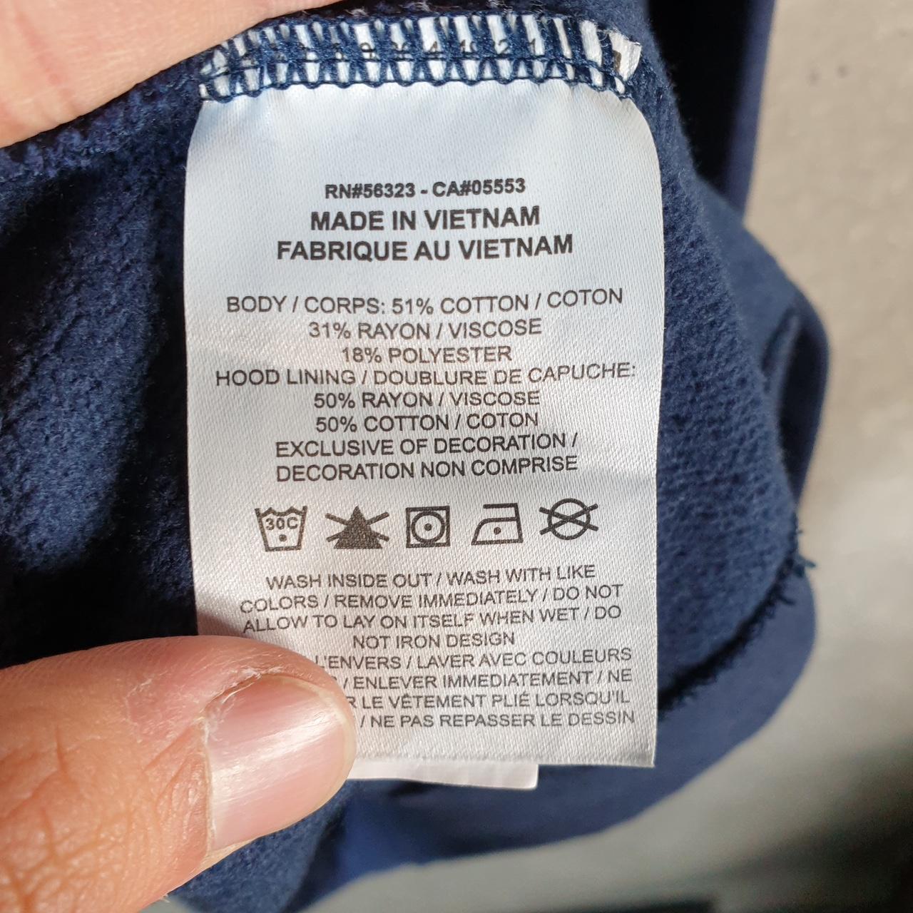 Vintage Nike Centre Swoosh USA Flag Hoodie Men’s Medium Navy Blue Swoosh Y2K Pullover