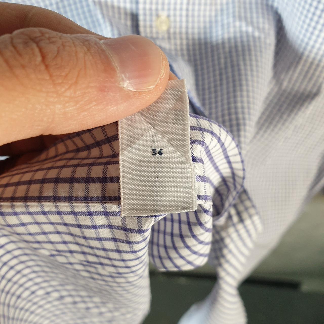 Vintage Ralph Lauren Button Down Shirt Men’s Large Blue Checkered Blake Cotton Pony