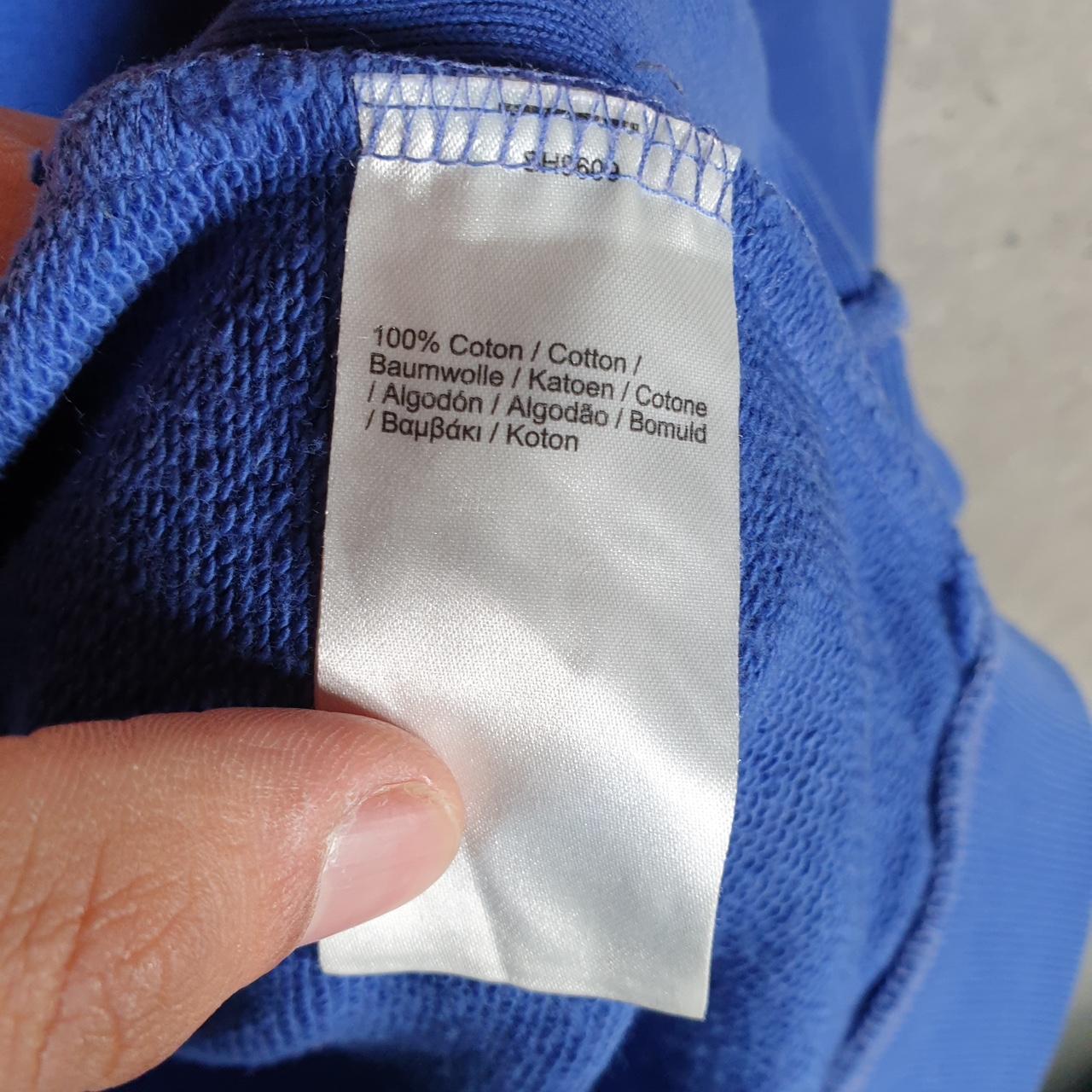 Vintage Lacoste Sweatshirt Men’s Medium Blue Pullover Logo Y2K Jumper Logo