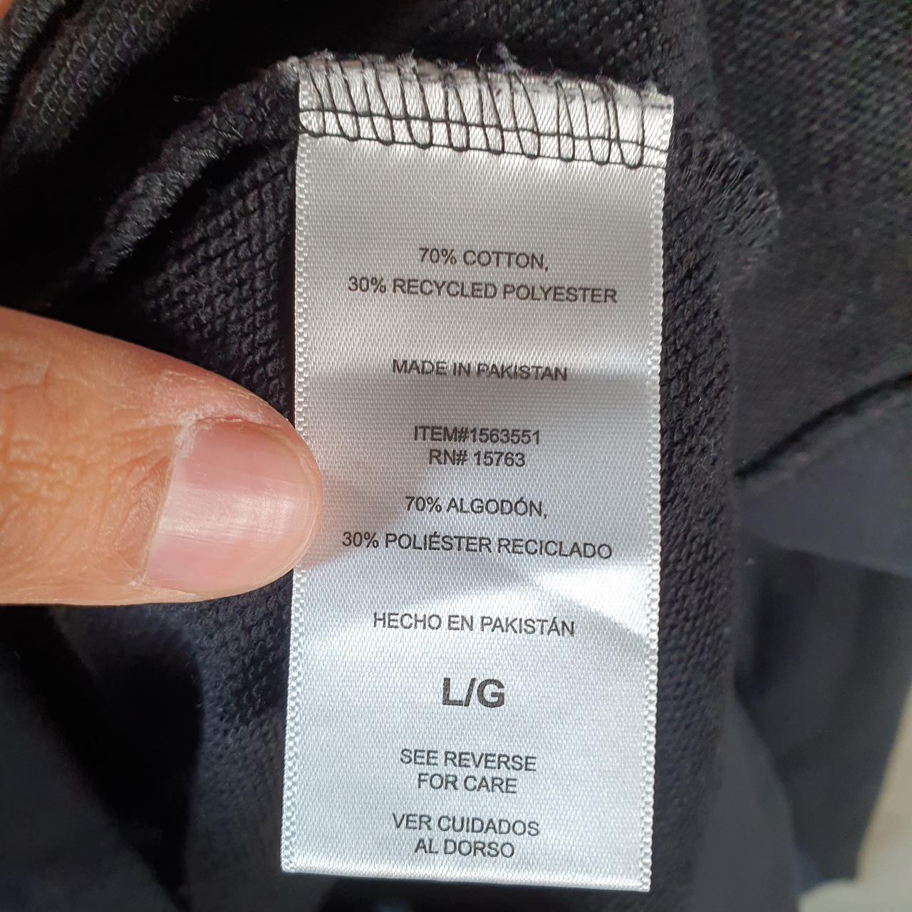 Vintage Champion Sweatshirt Men’s Large Black USA Pullover Spellout Logo