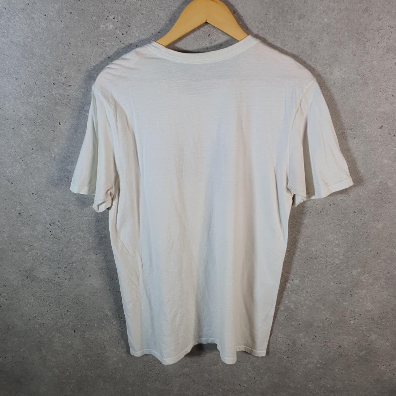 Vintage Nike Club Spellout T Shirt Men’s Medium White Logo Swoosh Athletic