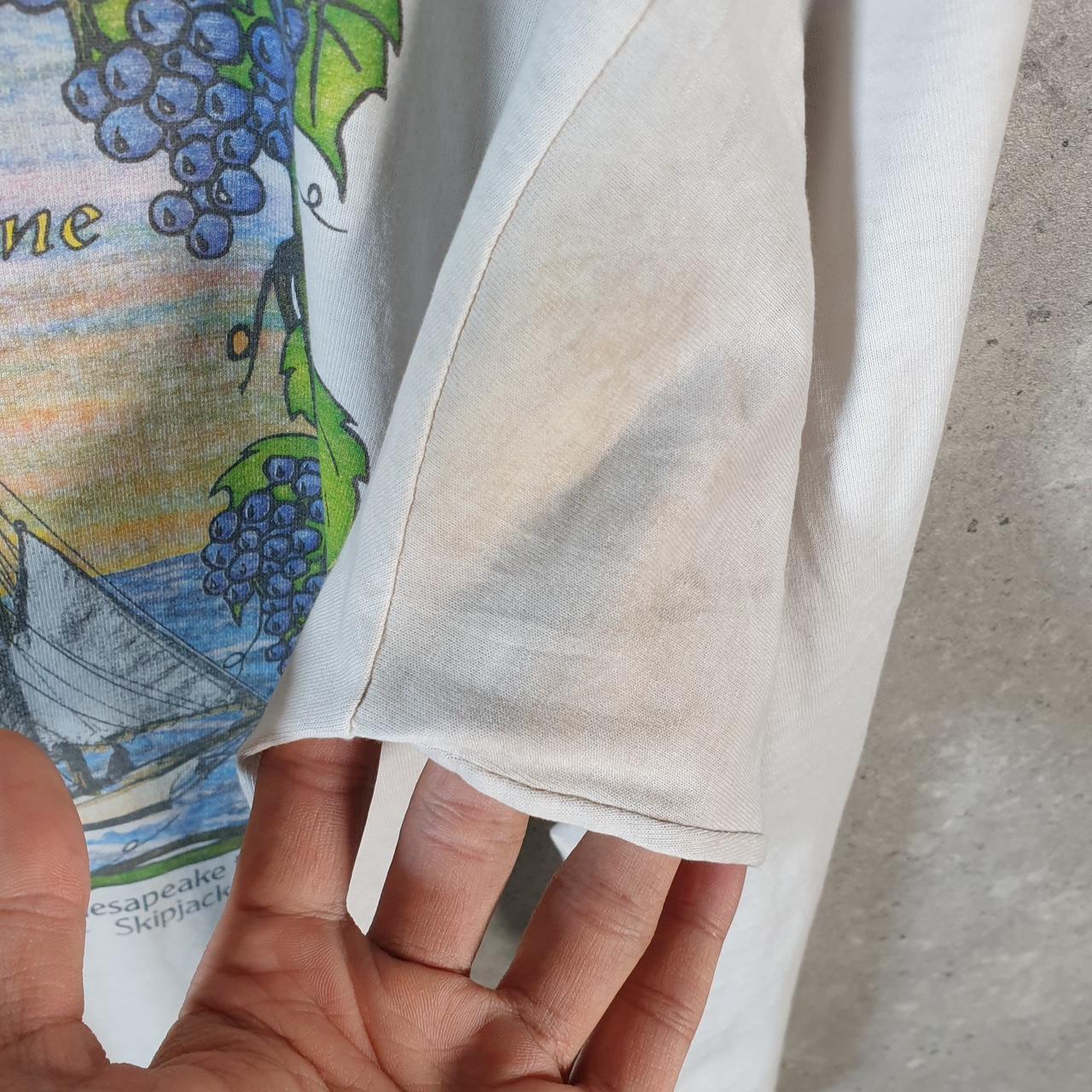 Vintage Linganore Skipjack Winecellars 90s USA Single Stitch T Shirt Men’s Medium White