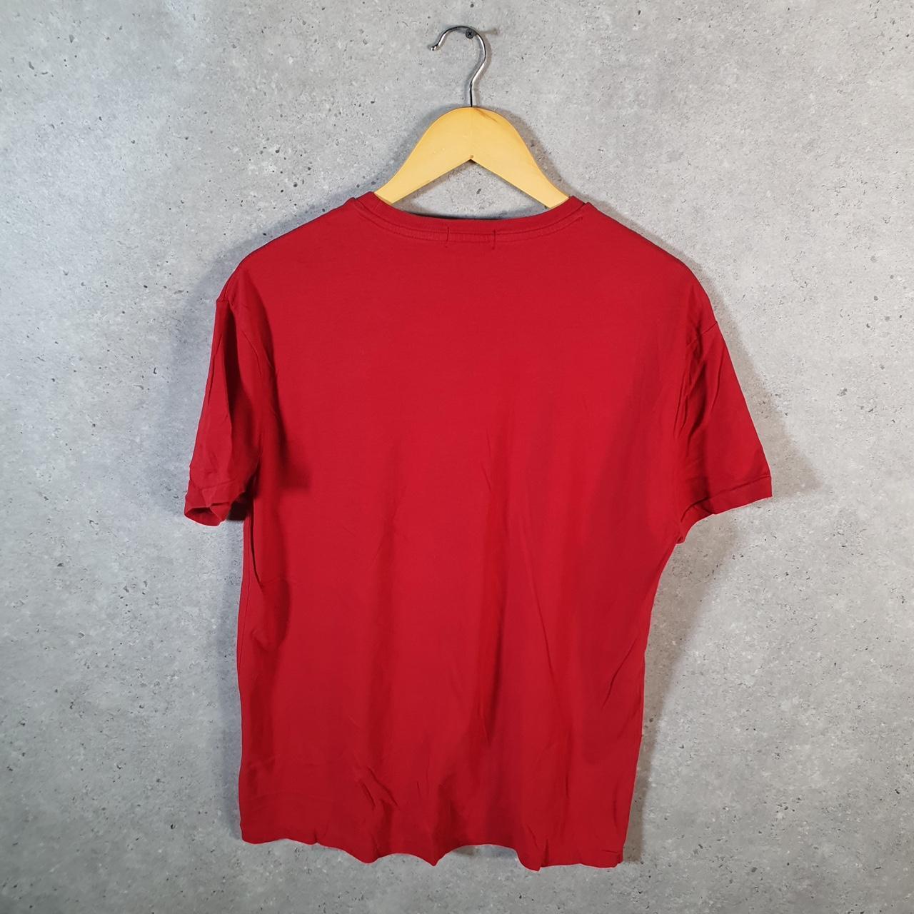 Vintage Ralph Lauren Polo T Shirt Men’s Small Red Classic Fit Pony