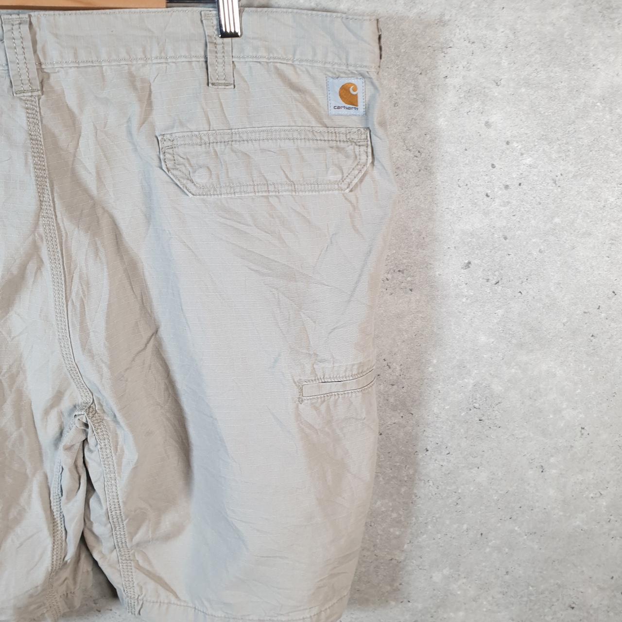 Vintage Carhartt Baggy Carpenter Shorts Jorts Cargo Men’s W44 Brown Relaxed Fit Workwear