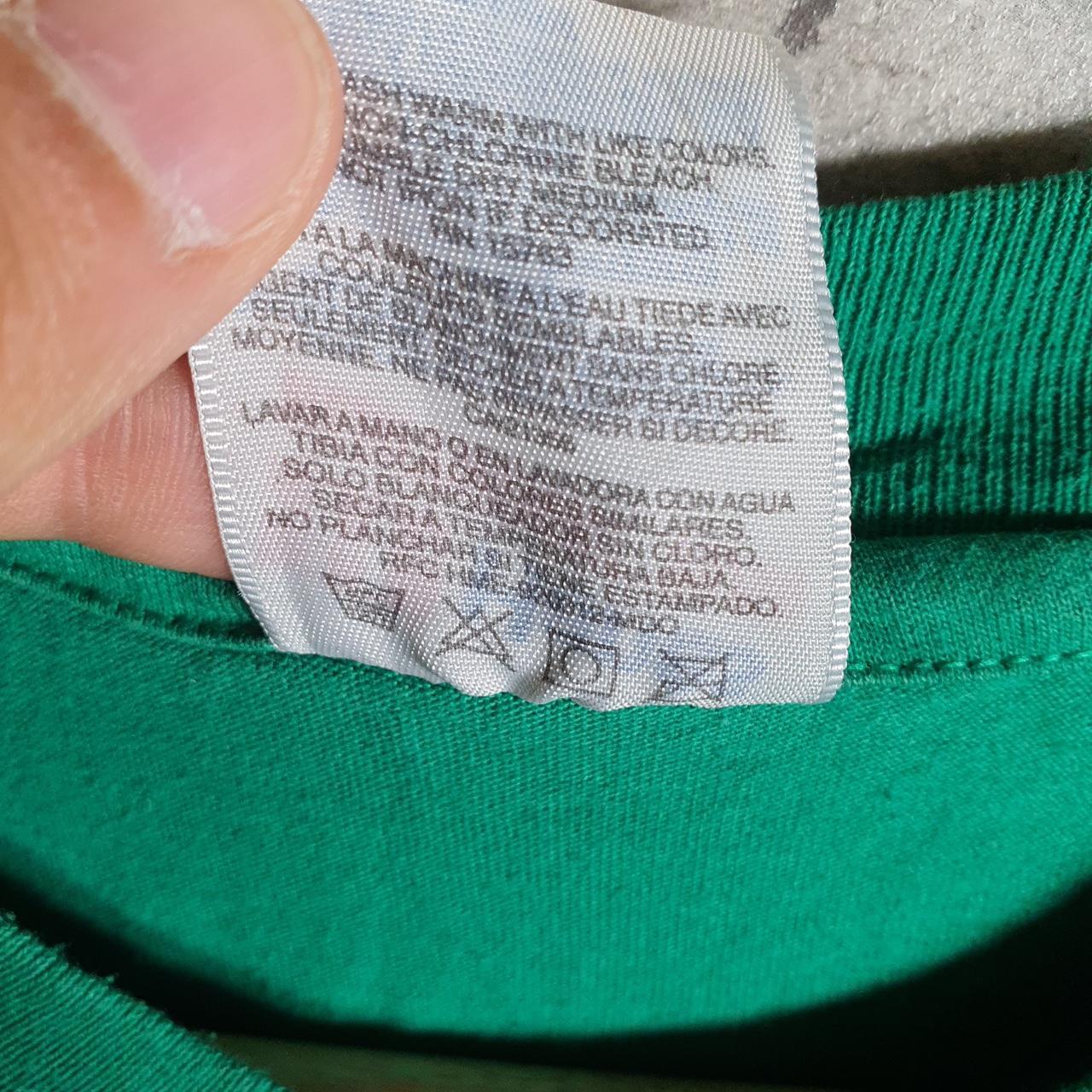 Vintage Hanes Roots Graphic 90s USA Single Stitch T Shirt Men’s XL Green