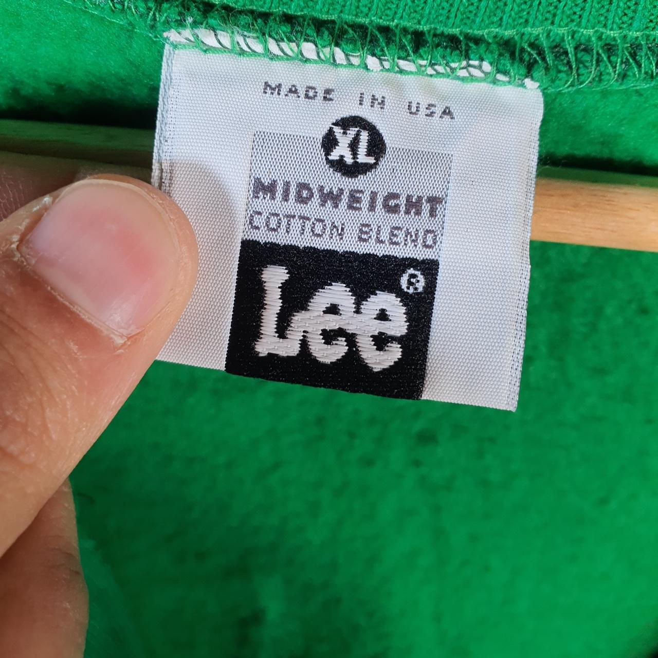 Vintage Lee Midweight Sweatshirt Men’s XL Green USA Genoa Central Dragons Pullover