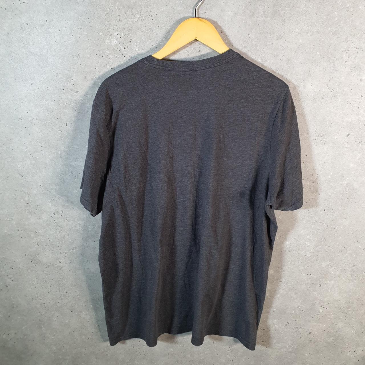 Vintage Adidas Amplifier T Shirt Men’s XL Grey Three Stripes Logo Athletic