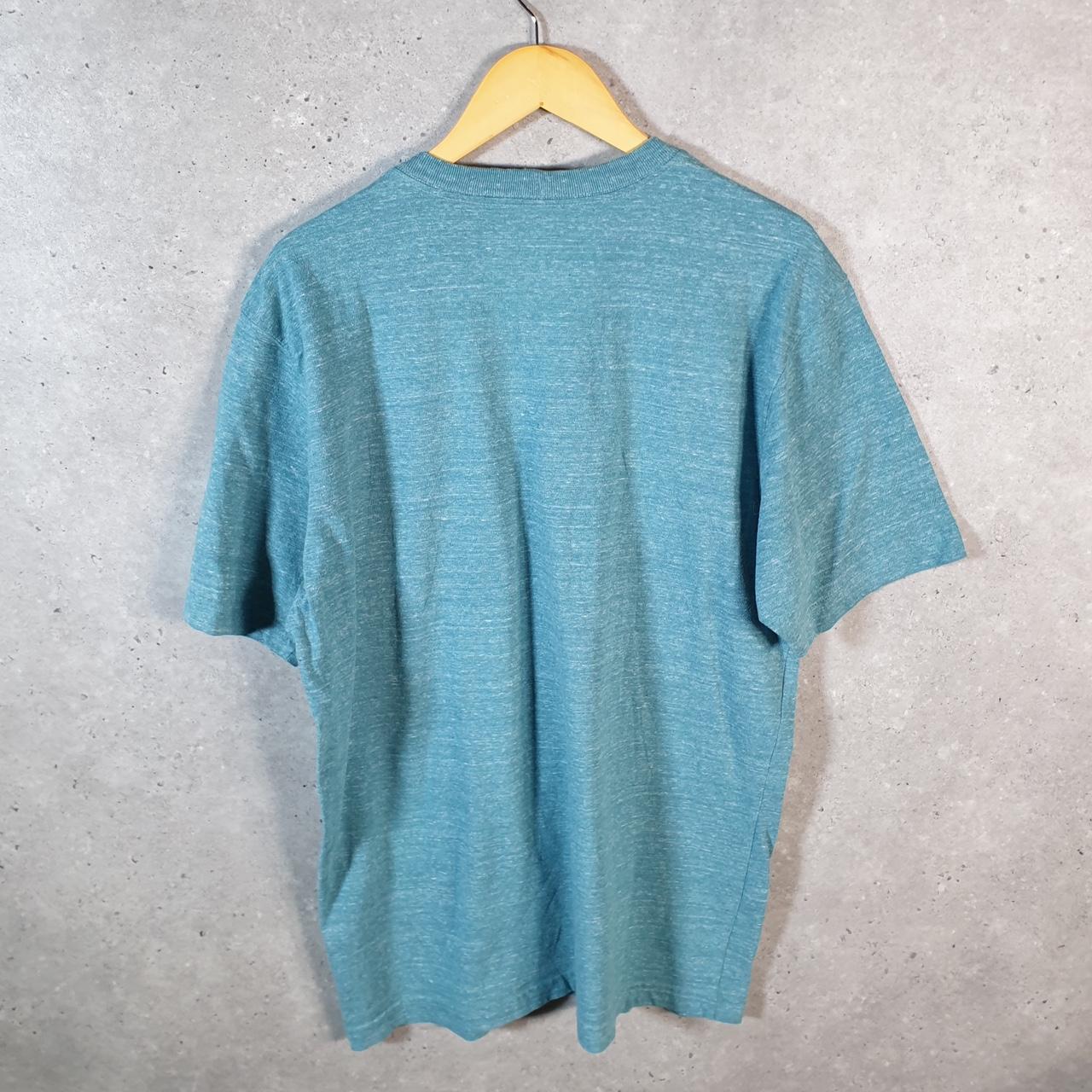 Vintage Carhartt Pocket T Shirt Men’s Medium Blue Workwear Chore Utility Loose Fit C9333