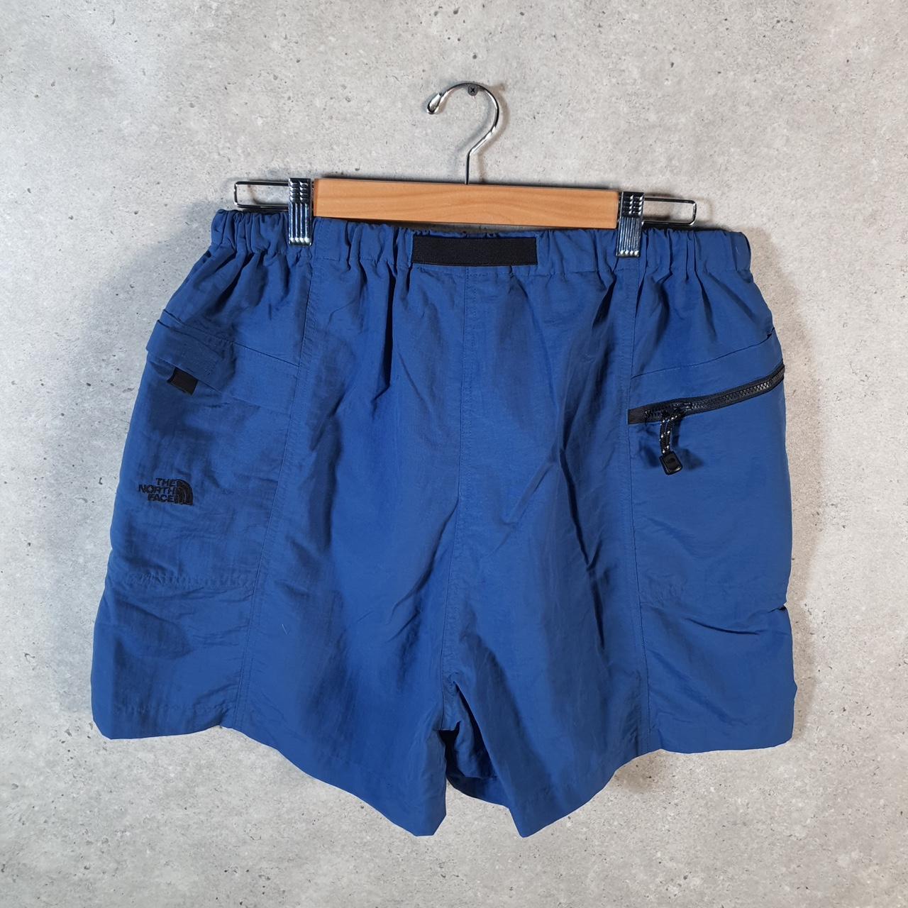 Vintage The North Face TNF Shorts Jorts Chino Cargo Womens XL Blue Baggy Cotton