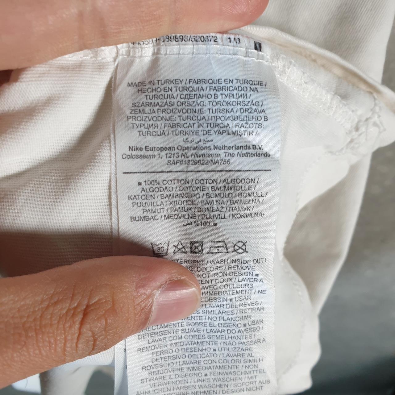 Vintage Nike Centre Swoosh T Shirt Men’s XL White Logo Athletic