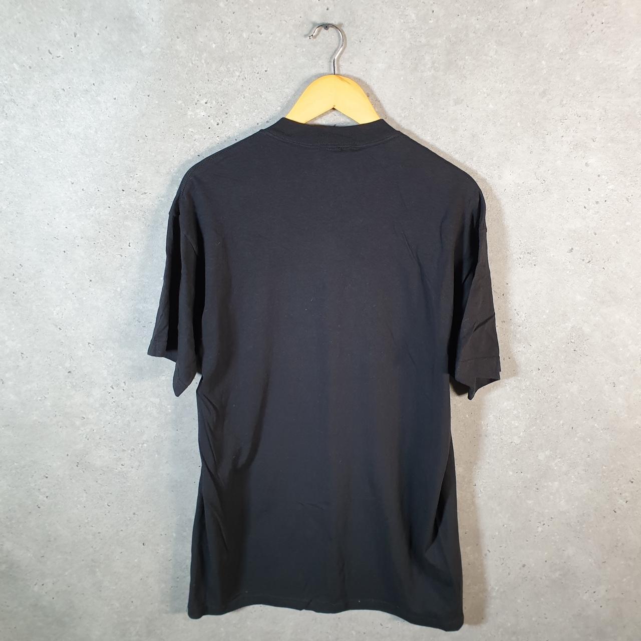 Vintage Looney Tunes Tasmanian Devil Embossed 90s T Shirt Men’s M Black Graphic