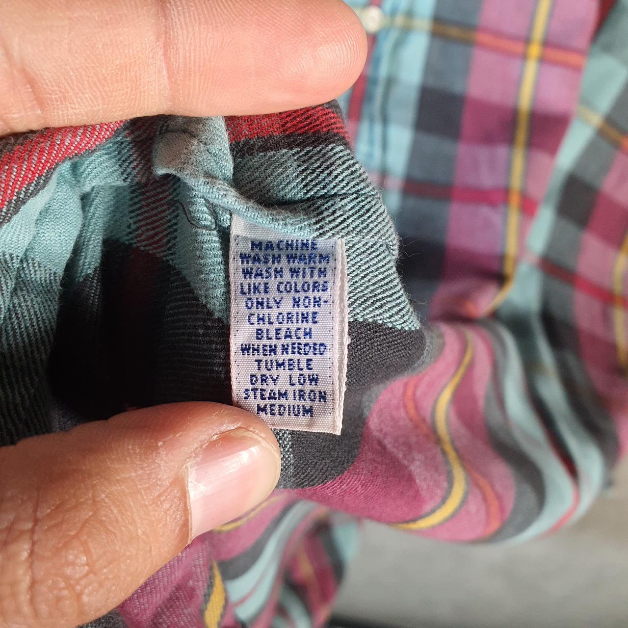 Vintage Ralph Lauren Button Down Shirt Men’s M Checkered Classic Fit Pony Cotton