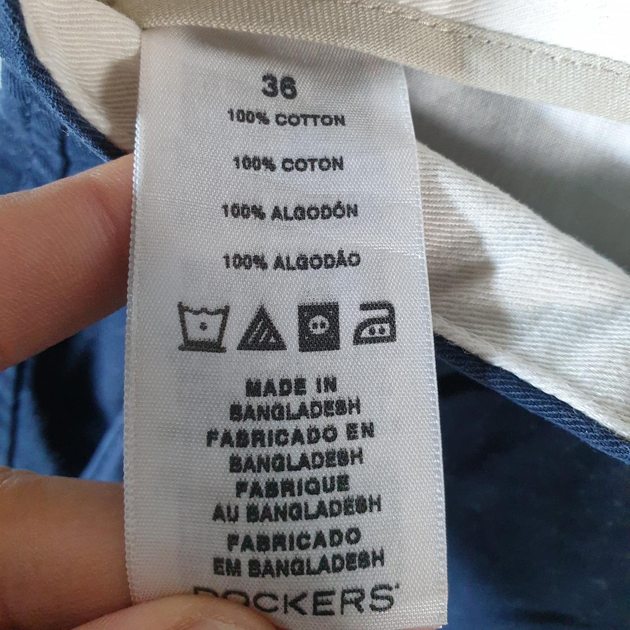 Vintage Dockers Chino Shorts Jorts Cargo Men’s W36 Navy Blue Baggy Cotton