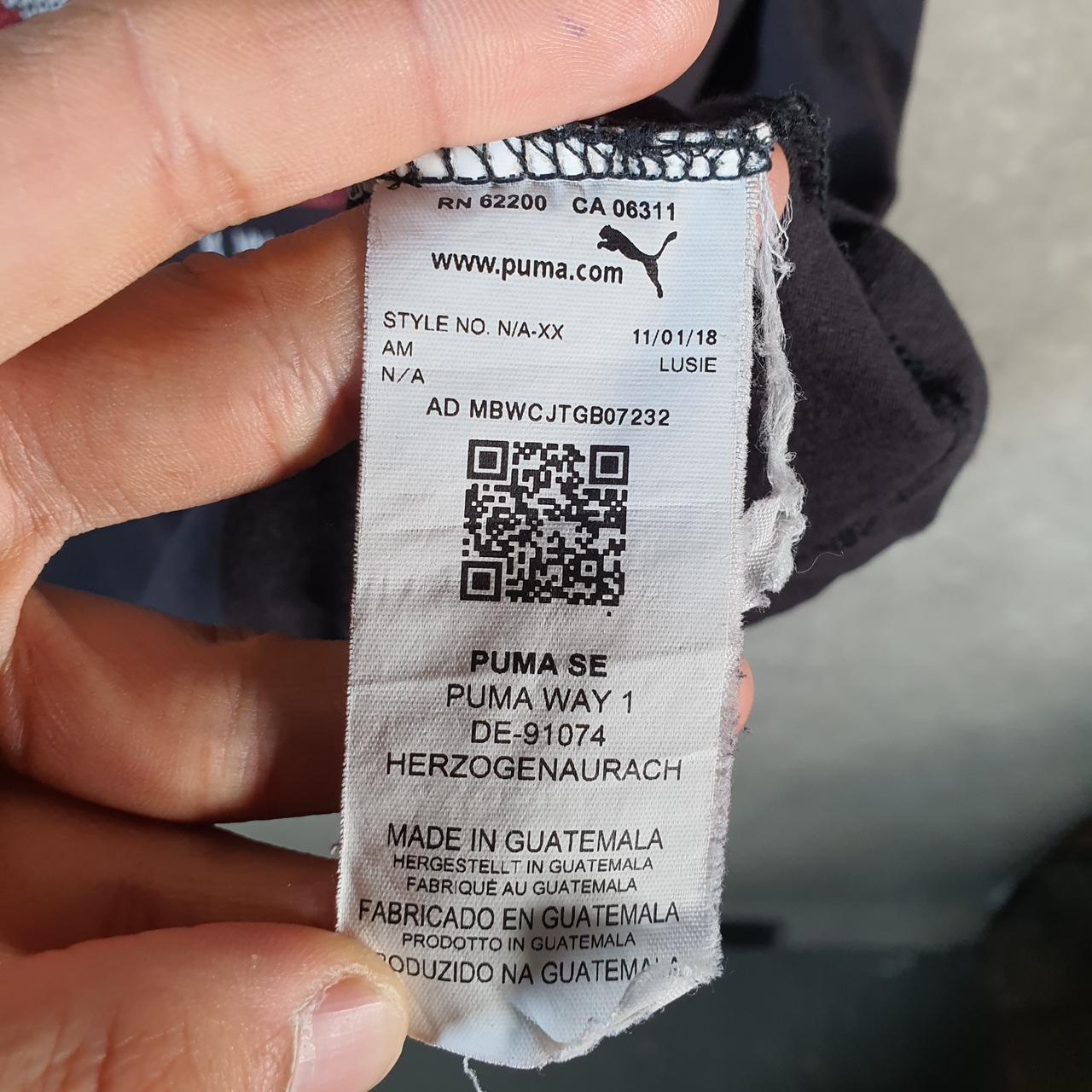 Vintage Puma Spellout T Shirt Mens Medium Black sports Logo Athletic