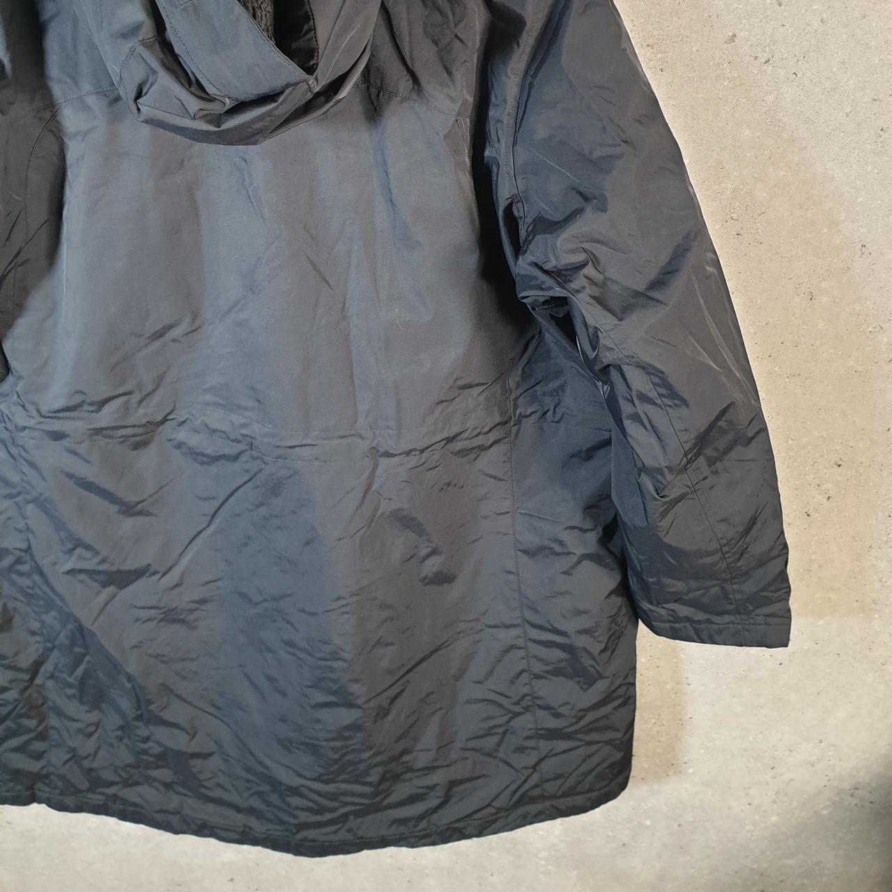 Vintage L.L. Bean Outdoors Nylon Jacket Mens 3XL Black Waterproof Shell Coat