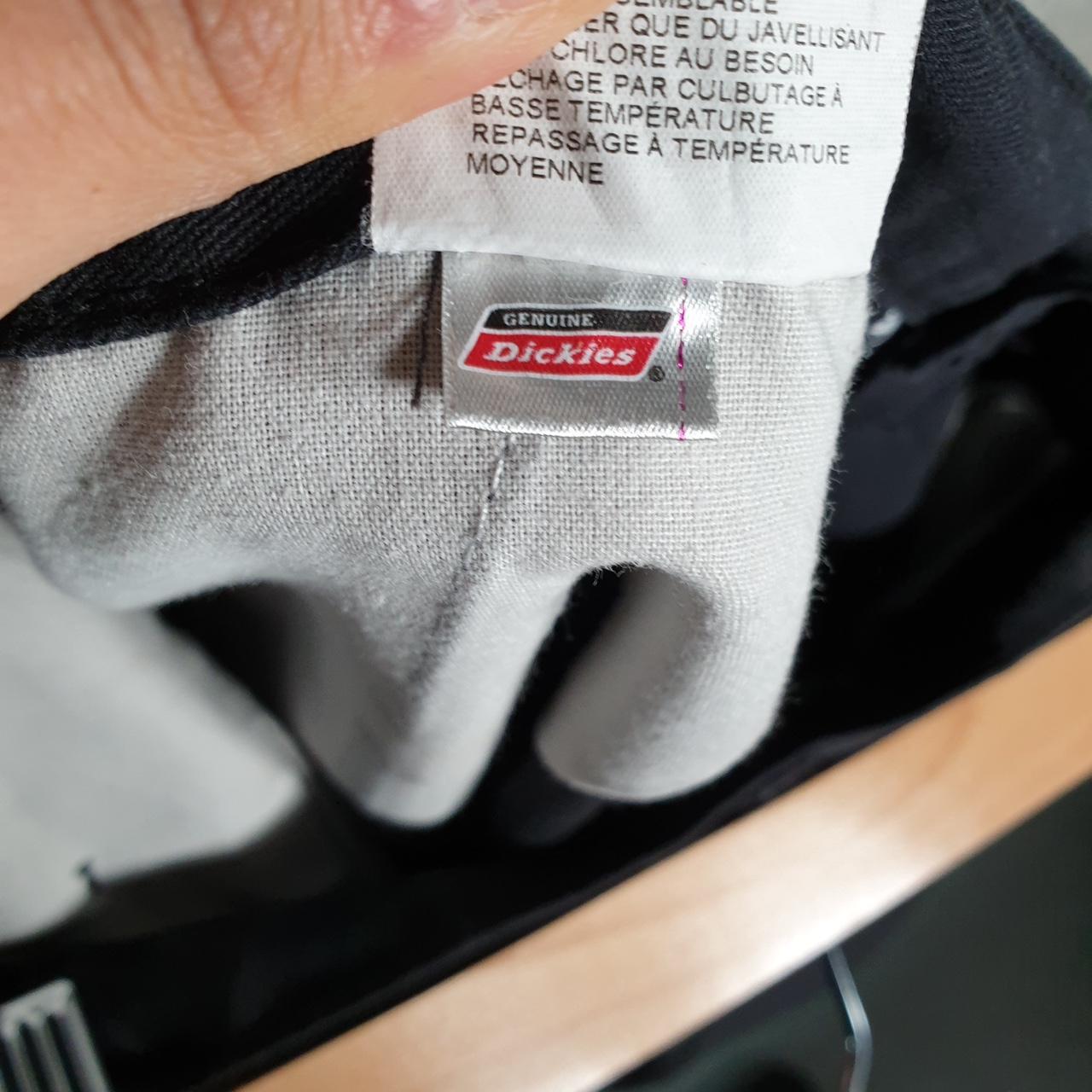 Vintage Dickies Baggy Chino Shorts Jorts Cargo Mens W36 Black Relaxed Fit