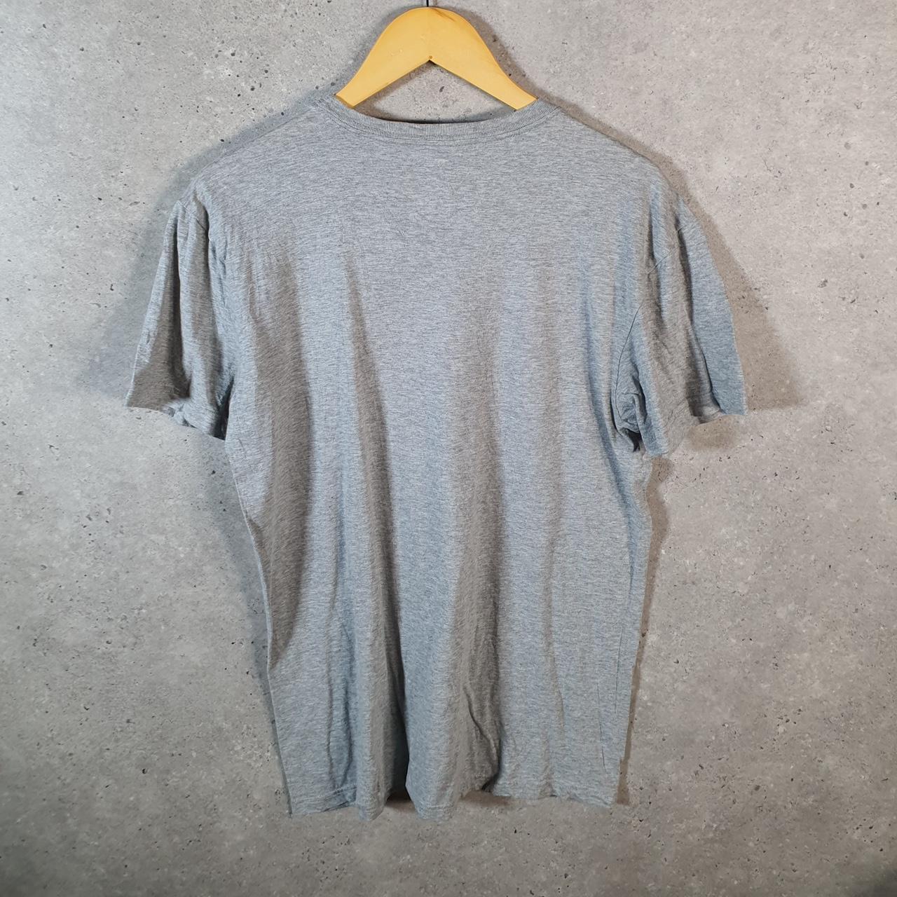 Vintage Ralph Lauren Polo T Shirt Men’s Medium Grey Classic Fit Casual C9129