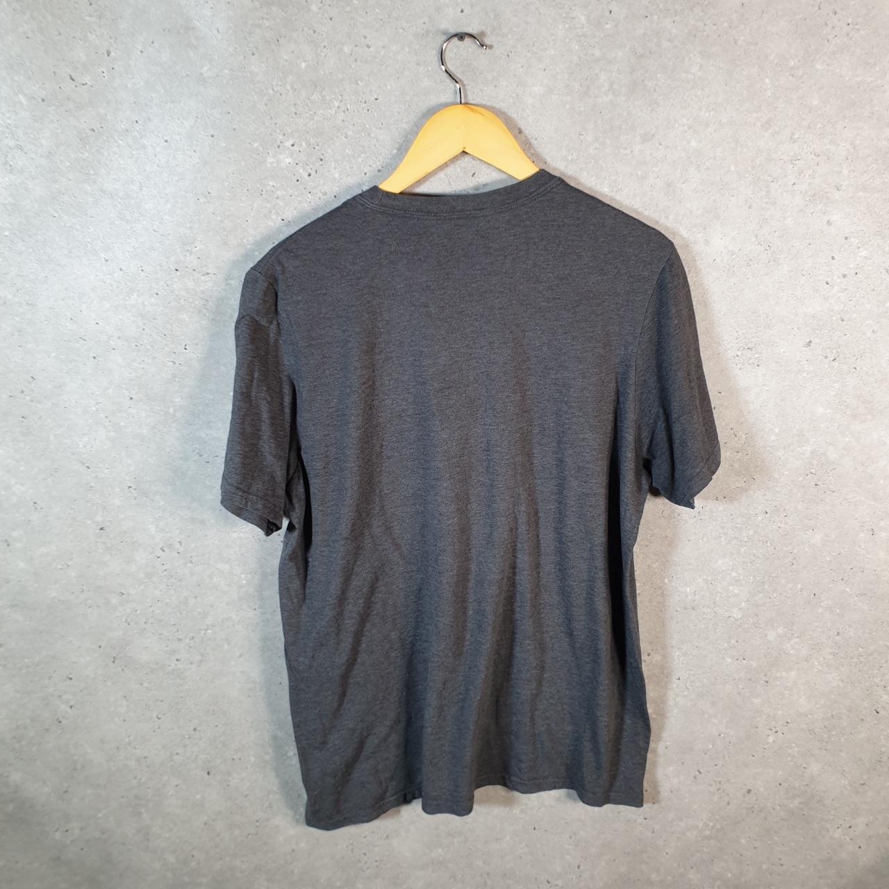 Vintage Adidas Amplifier T Shirt Shirt Men’s Large Grey Three Stripes Logo Athletic C9880