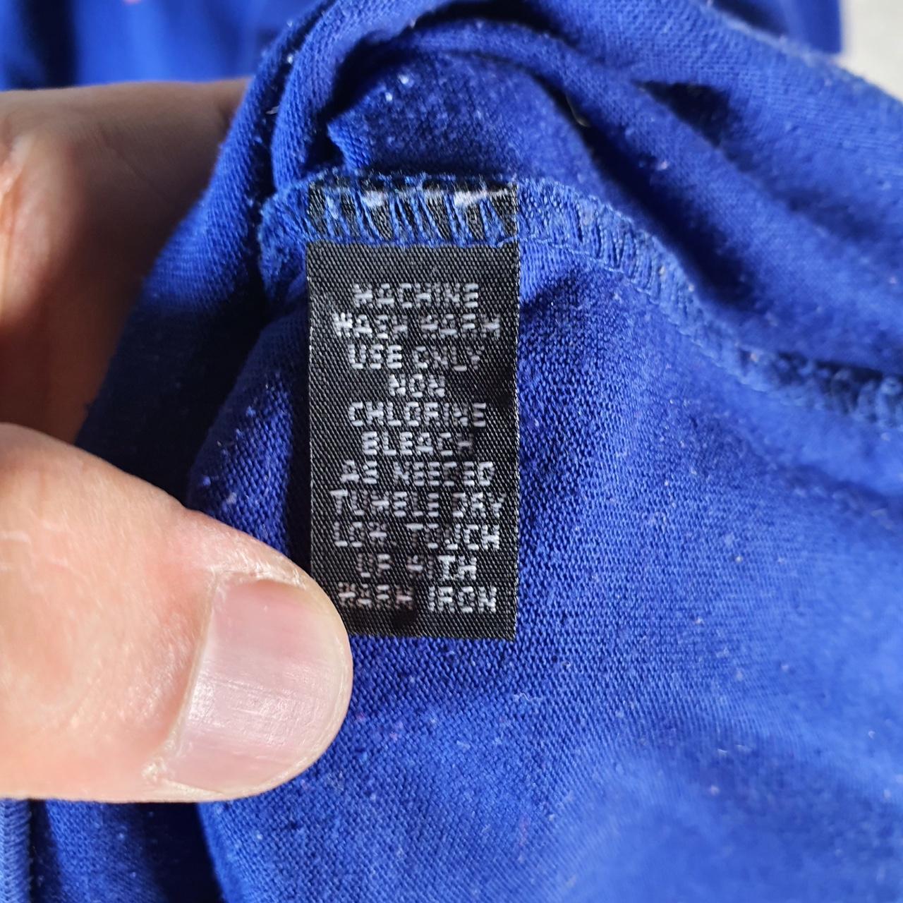 Vintage Ralph Lauren Polo Jeans USA Flag T Shirt Men’s Large Blue Classic Fit Pony