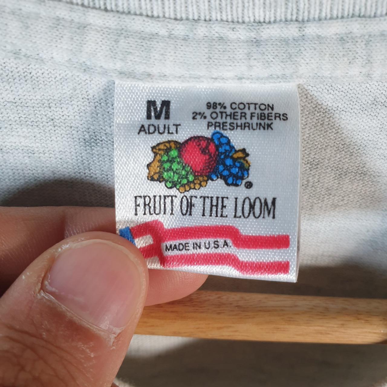 Vintage Fruit of the Loom Junior All Stars USA Single Stitch T Shirt Men’s Medium Grey