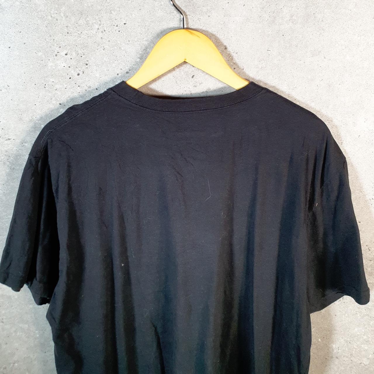 Vintage Adidas Golf Spellout T Shirt Shirt Men’s XL Black Three Stripes Logo Athletic C9850