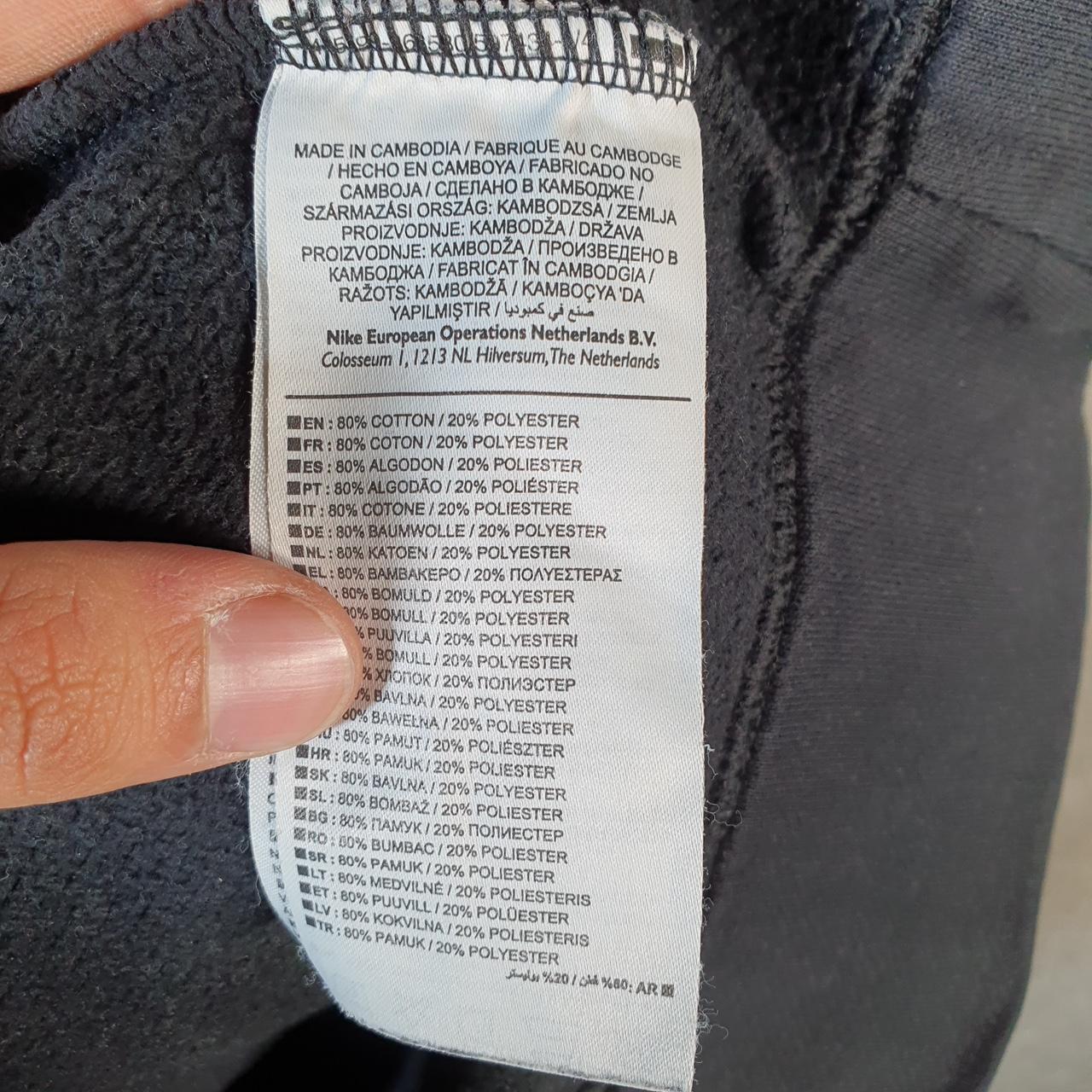 Vintage Nike Air Sweatshirt Men’s Large Black Swoosh Y2K Pullover Logo