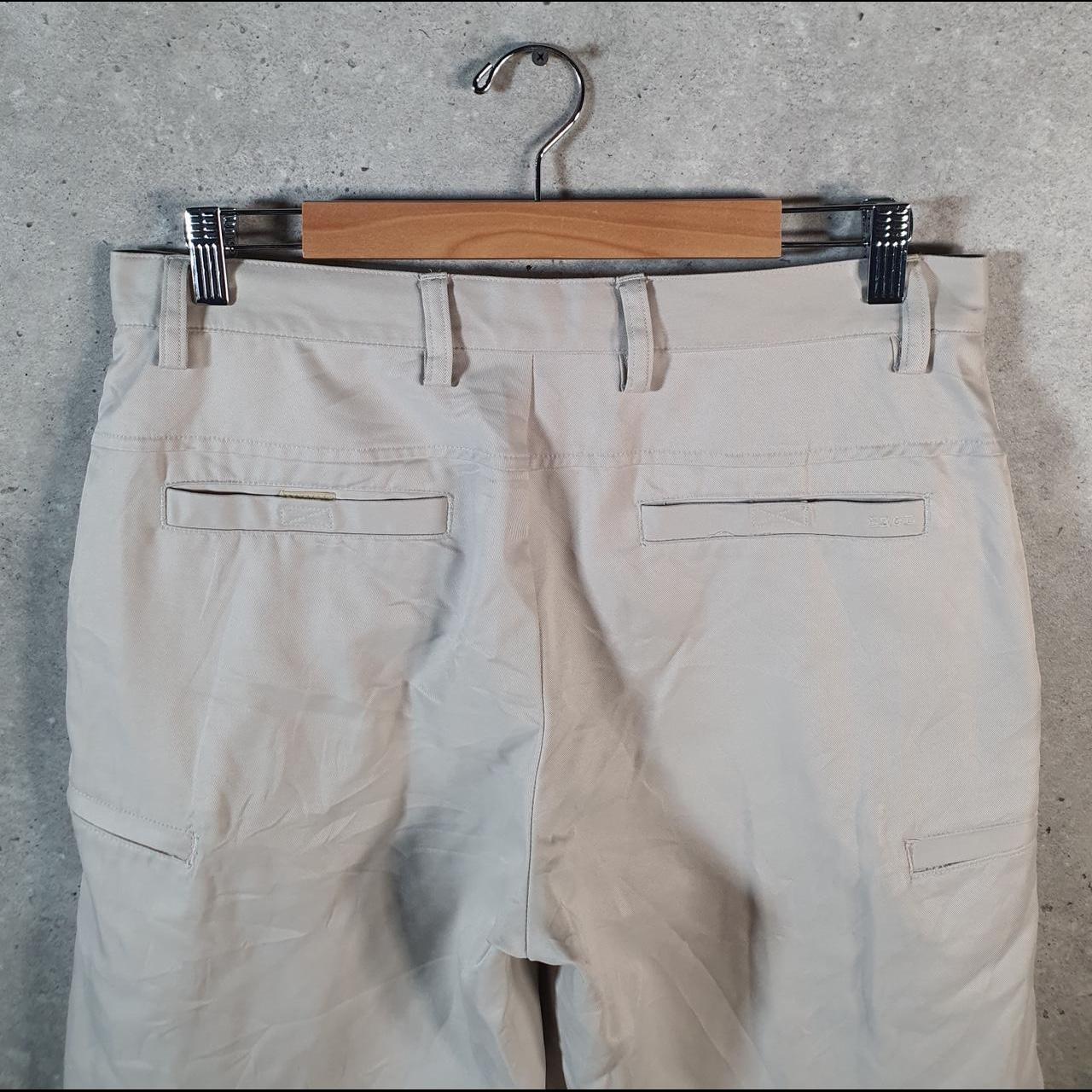 Vintage Izod Golf Chino Shorts Jorts Cargo Men’s W32 Brown Baggy Cotton A4408