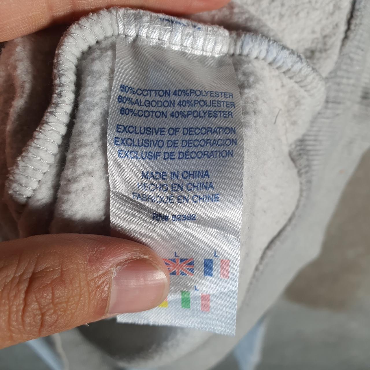 Vintage Champion Spellout Embroidered Hoodie Youth Large Grey Pro Sport Pullover