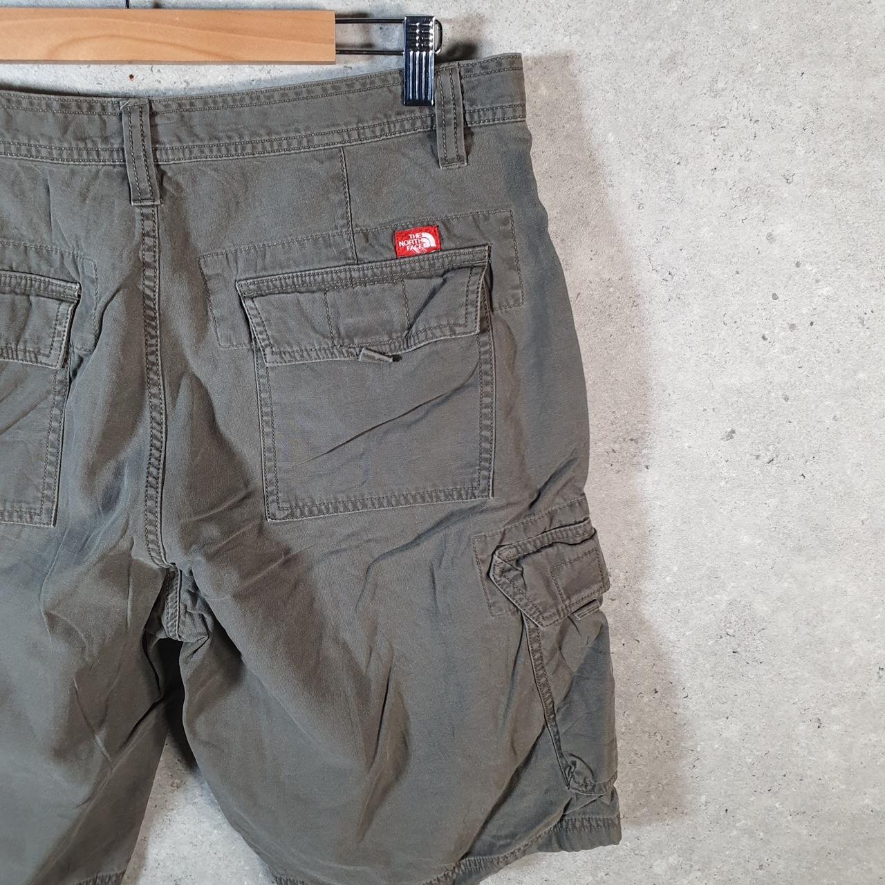 Vintage The North Face TNF Shorts Jorts Chino Cargo Men’s W34 Grey Baggy Cotton