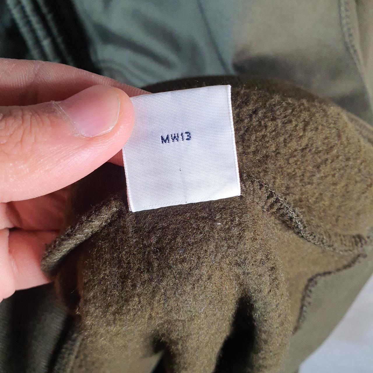 Polo Ralph Lauren Olive Fleece-Lined Hidden Hood Full Zip Jacket Patch Logo Mens 2XL