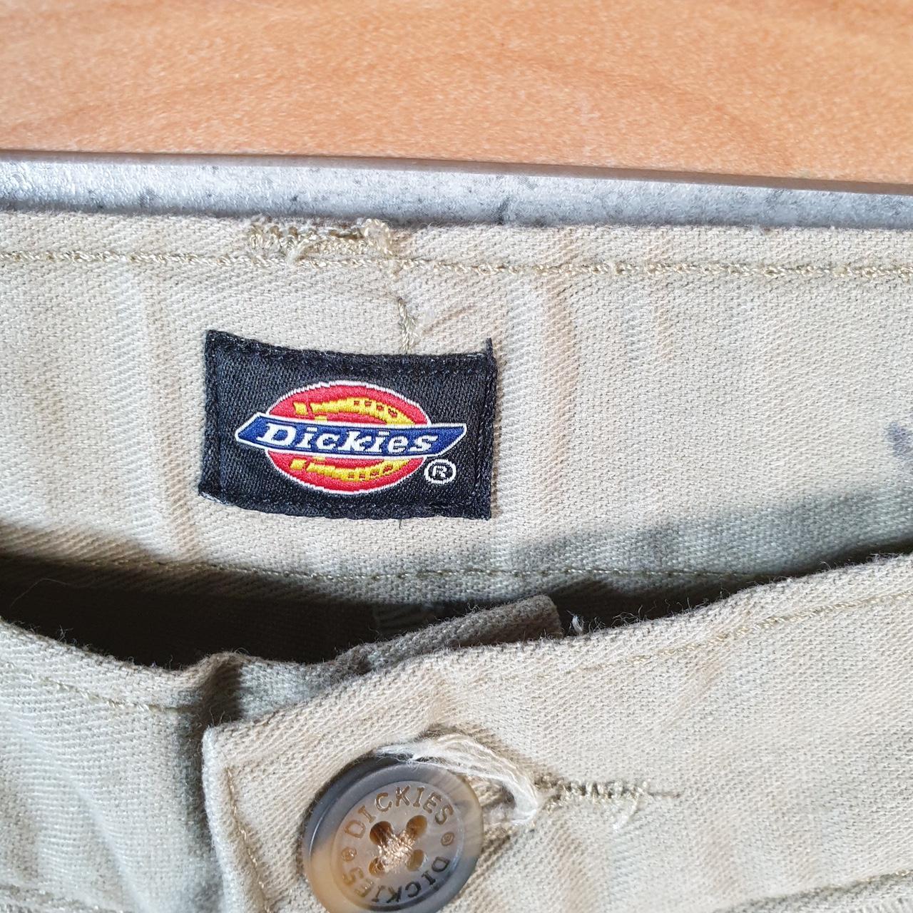 Vintage Dickies Baggy Chino Shorts Jorts Cargo Mens W32 Brown Loose Fit