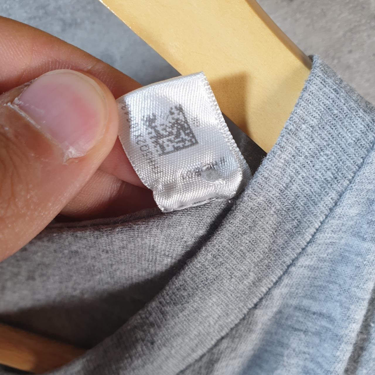 Vintage Adidas Amplifier T Shirt Men’s Large Grey Three Stripes Logo Athletic