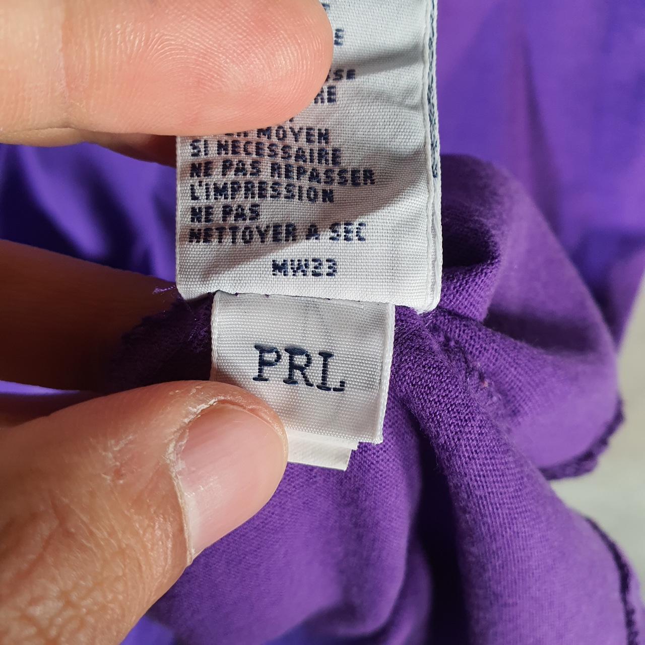 Vintage Ralph Lauren Polo Sport T Shirt Men’s Large Purple Custom Fit Embroidered Pony C8662