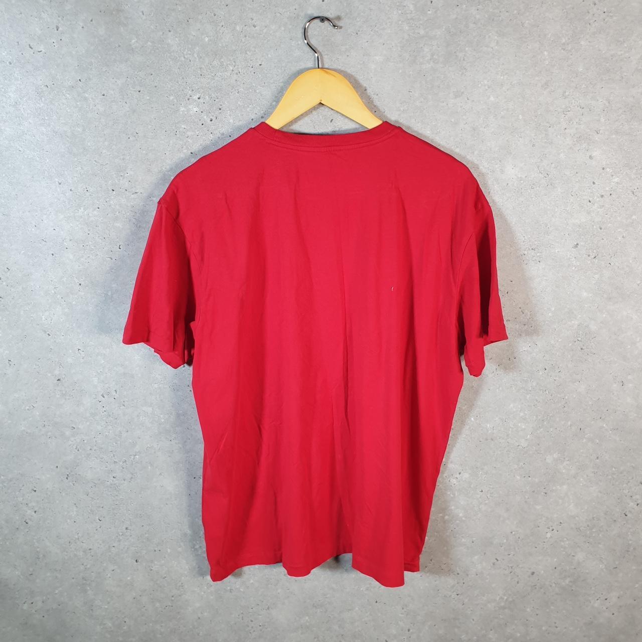 Vintage Ralph Lauren Polo T Shirt Men’s Large Red Embroidered Pony Classic Fit C9160