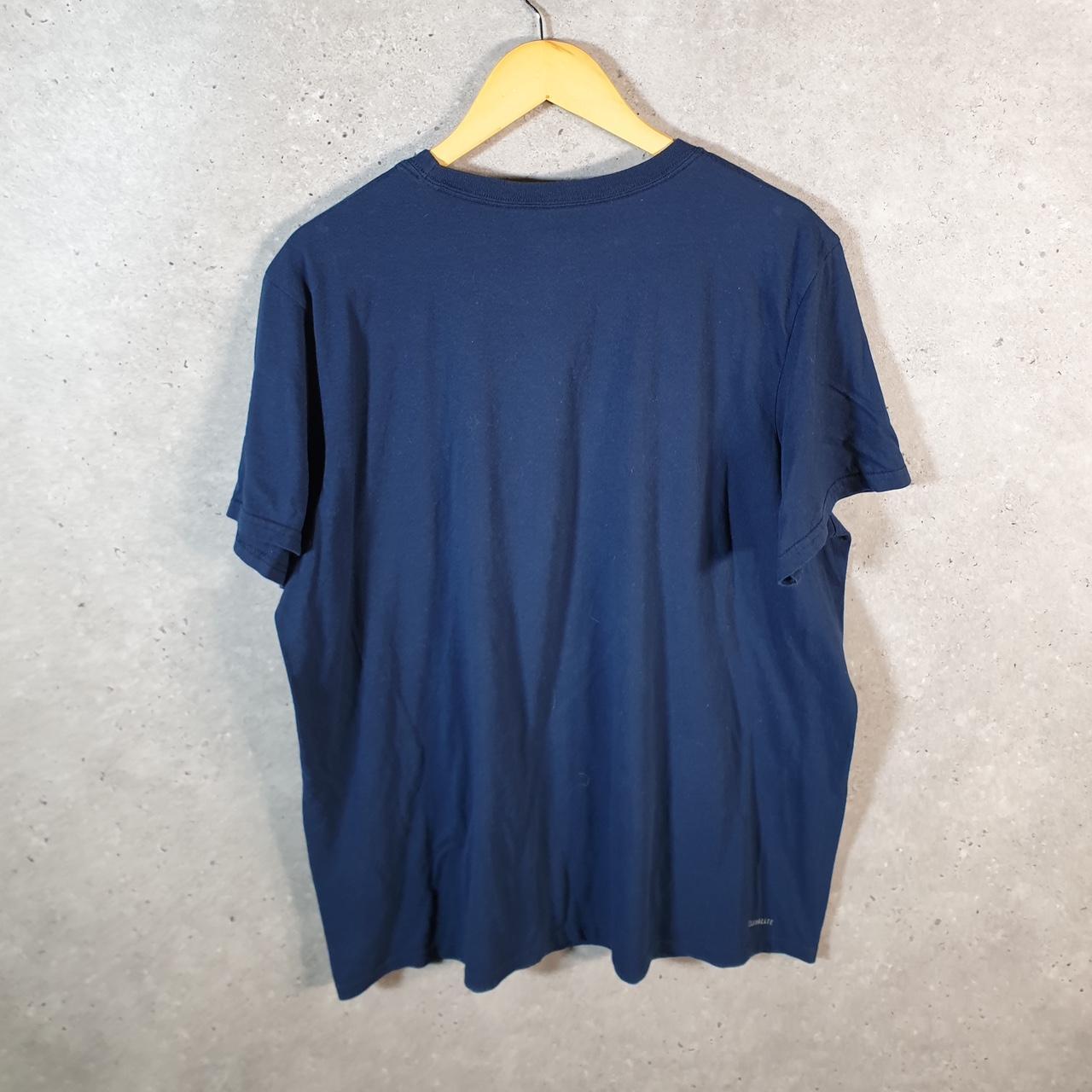 Vintage Adidas Go To Tee T Shirt Men’s XL Navy Blue Three Stripes Logo