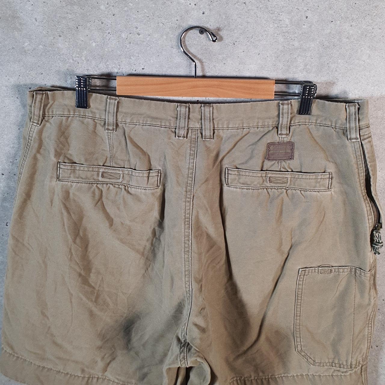 Vintage Columbia Carpenter Shorts Jorts Cargo Men’s W40 Brown Athletic Hiking Baggy A4438