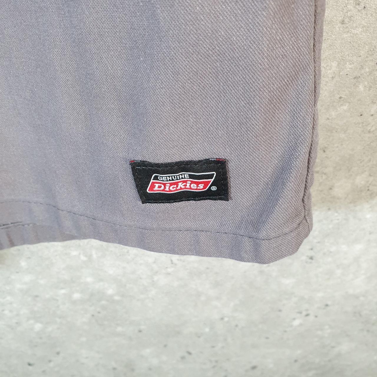 Vintage Dickies Baggy Chino Shorts Jorts Cargo Mens W34 Grey Relaxed Fit