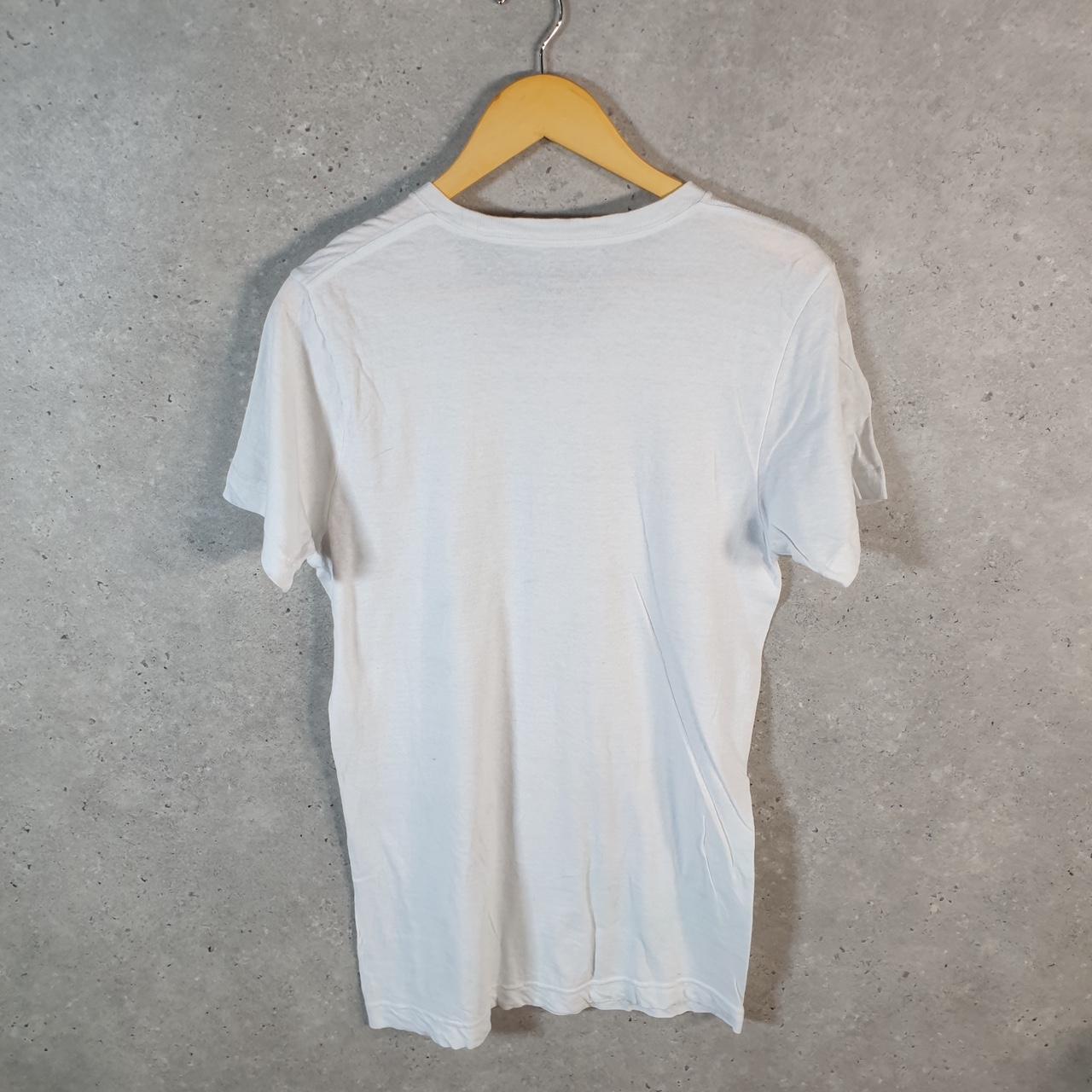 Vintage U.S. Polo Assn. Embroidered Logo T Shirt Mens Small White Athletic Casual