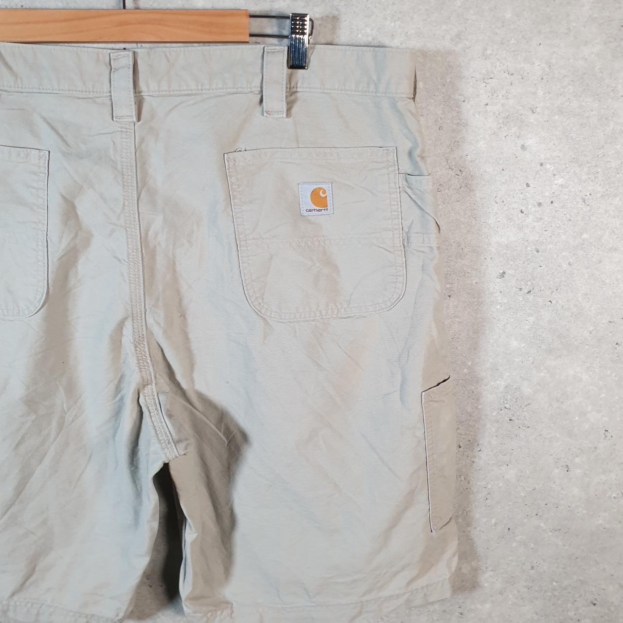 Vintage Carhartt Baggy Carpenter Shorts Jorts Cargo Men’s W42 Brown Original Fit Workwear