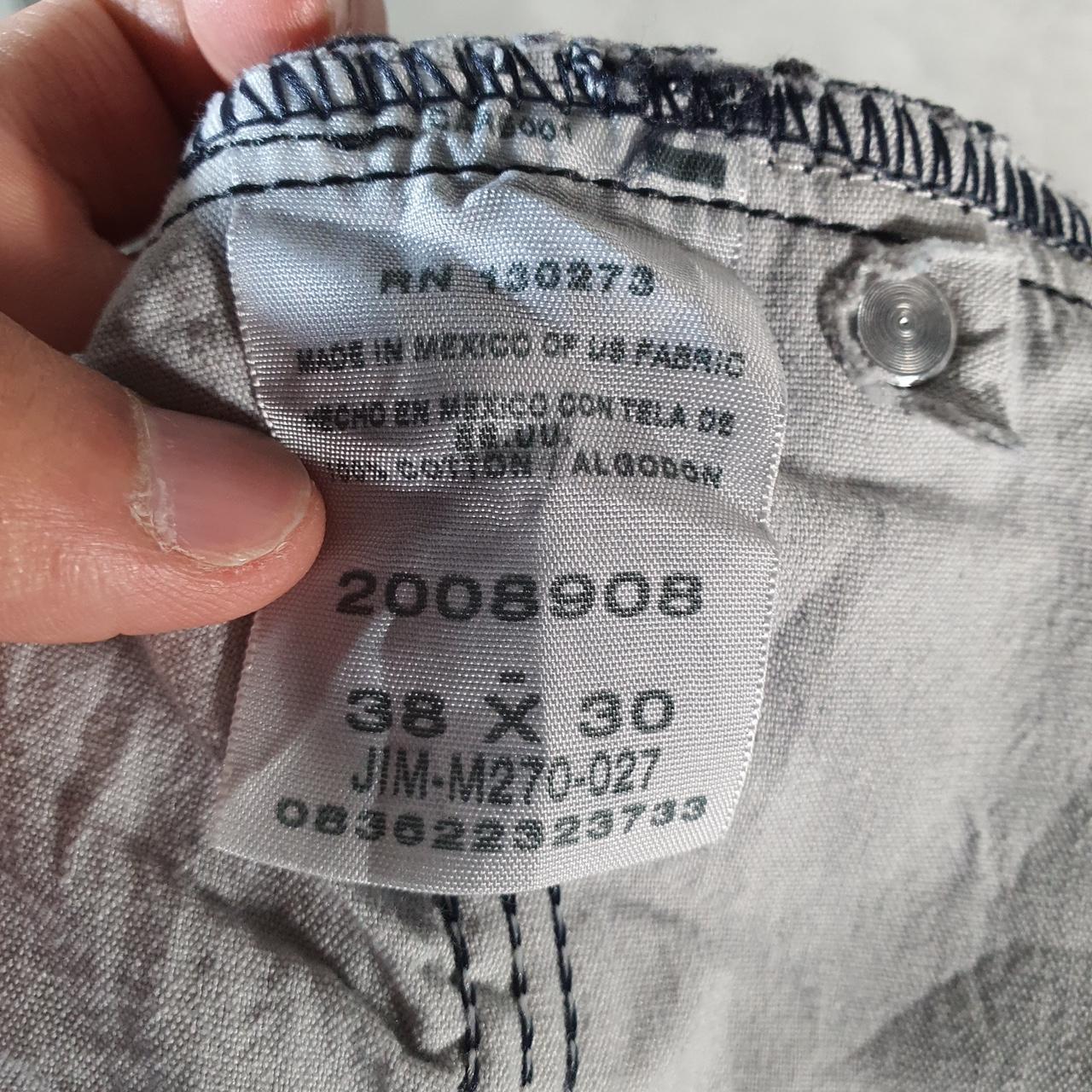 Vintage Lee Denim Shorts Jorts Cargo Men’s W38 Black Baggy Cotton