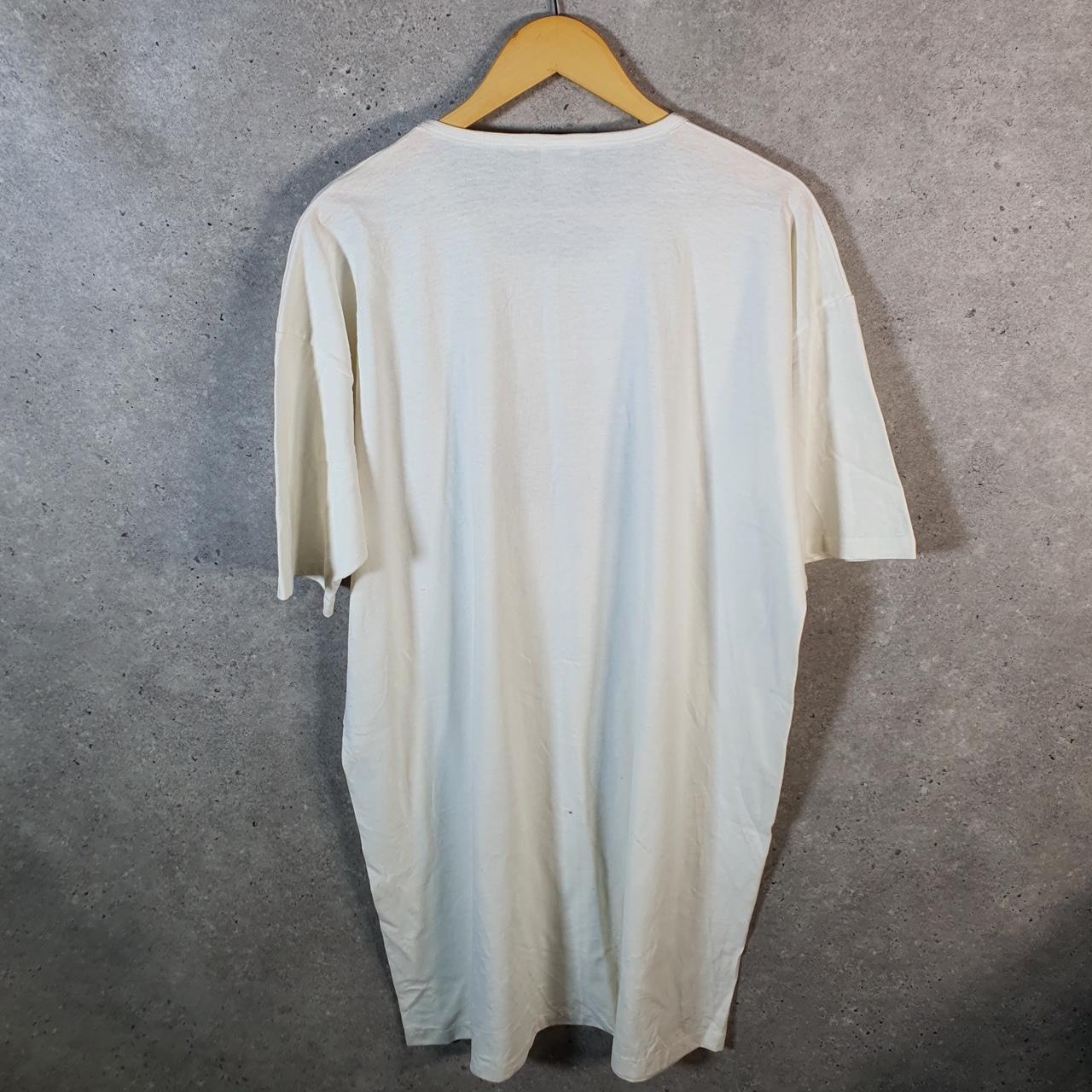 Vintage Anvil Curley Dog 90s USA Single Stitch T Shirt Men’s XL White