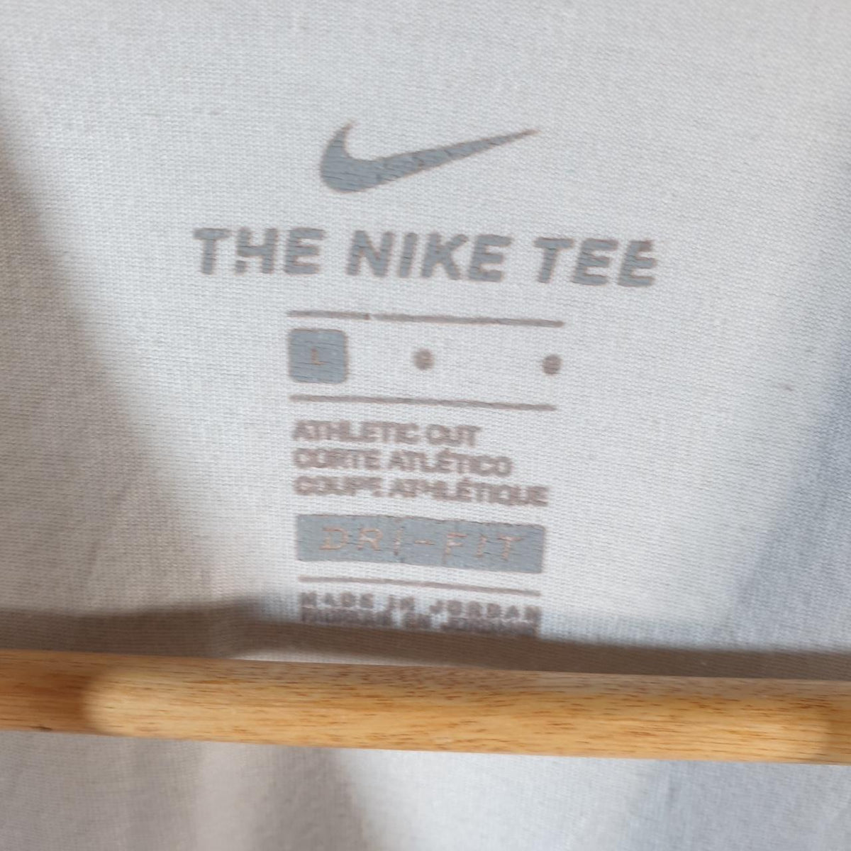 Vintage Nike Just Buckets Spellout T Shirt Men’s Large White Logo Swoosh Athletic