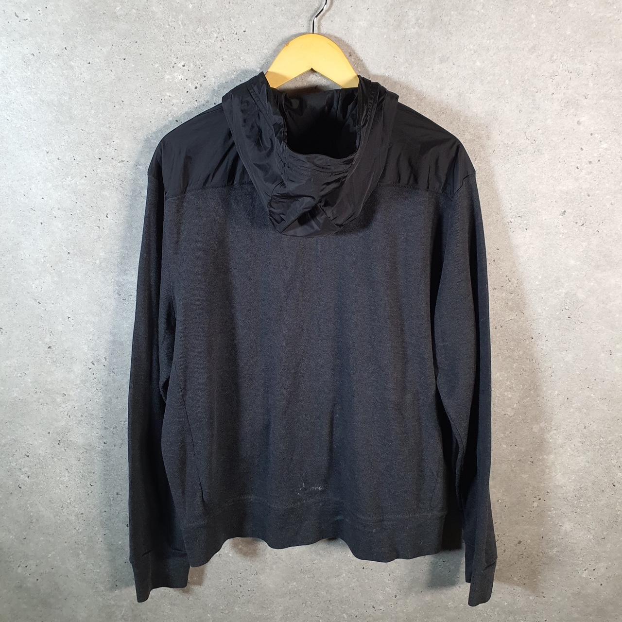 Vintage Ralph Lauren Polo Hoodie Men’s Large Grey Full Zip Estate Rib Pony C8853