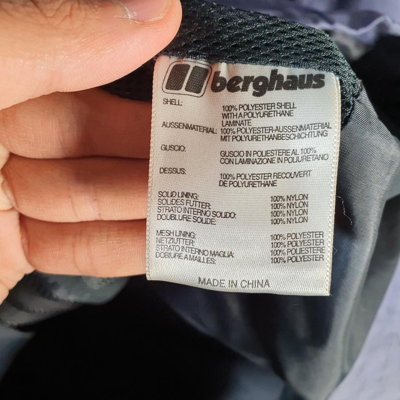 Vintage Bergahus Shell Jacket Women’s UK12 Purple Logo Full Zip Winter