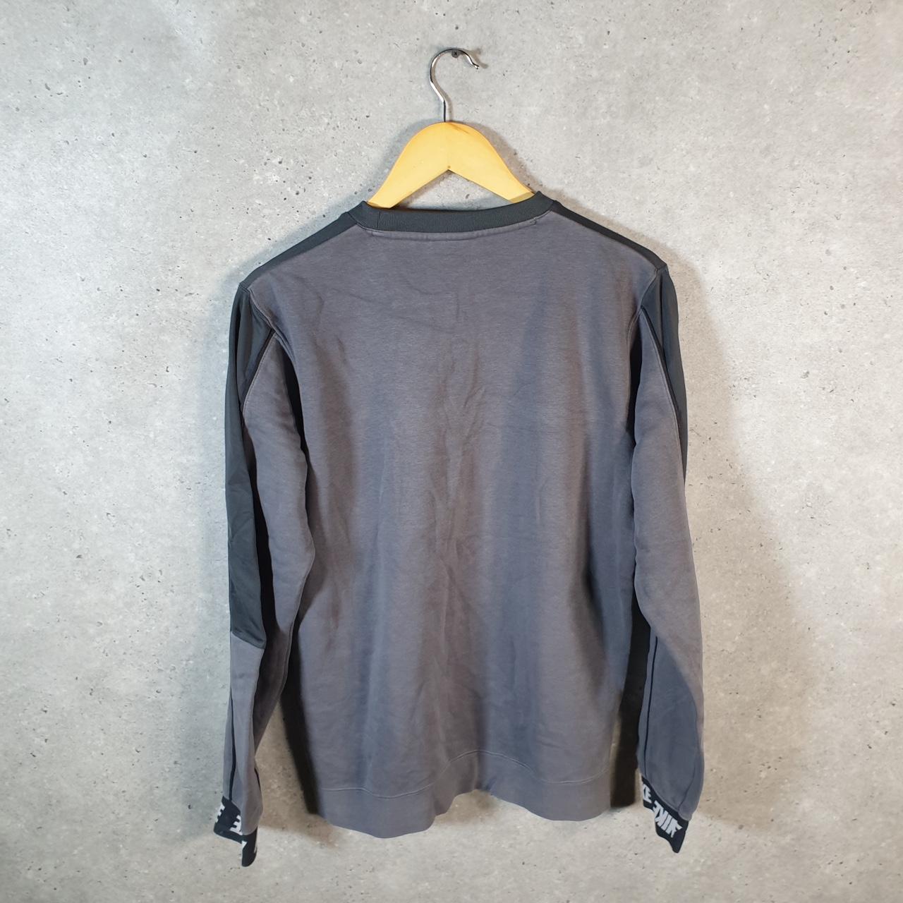 Vintage Nike Club Sweatshirt Mens Small Grey Swoosh Y2K Pullover Logo