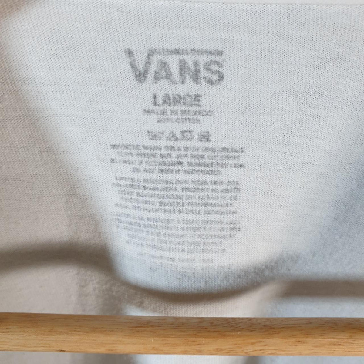 Vintage Vans Off the Wall Graphic T Shirt Men’s Large White Classic Fit Athletic Casual