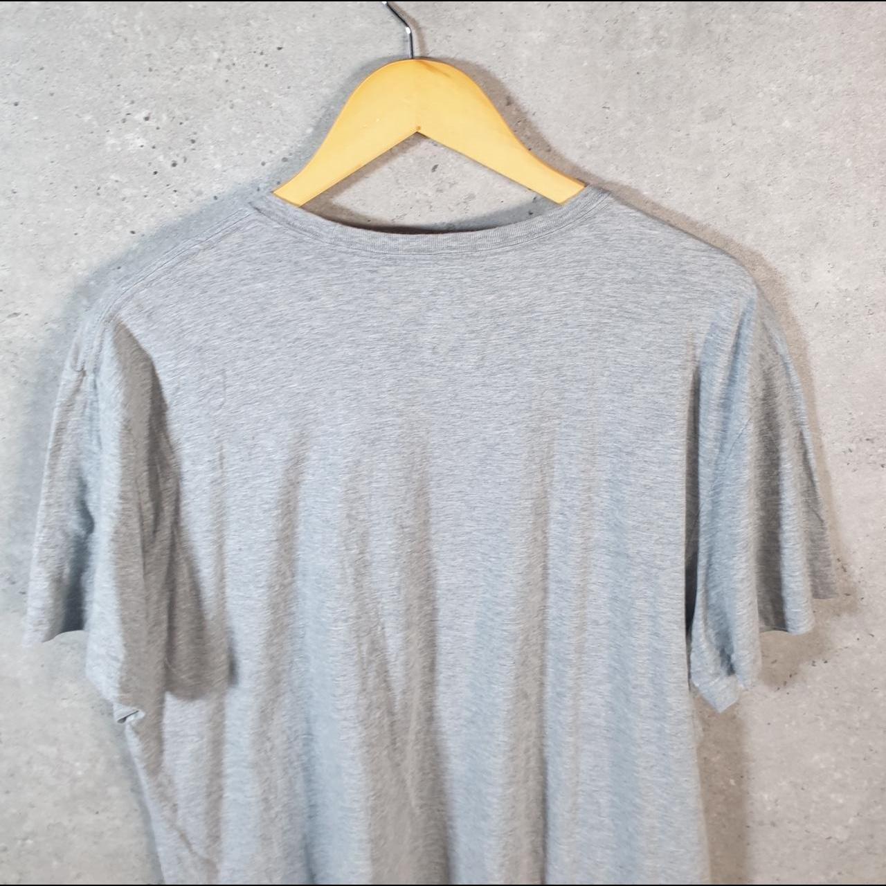 Vintage Ralph Lauren Polo T Shirt Men’s Large Grey Embroidered Classic Fit Pony C9065