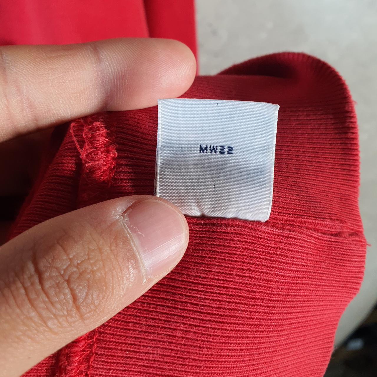 Vintage Ralph Lauren Polo Sweatshirt Men’s Large Red Boxy Baggy Cotton Pullover Pony