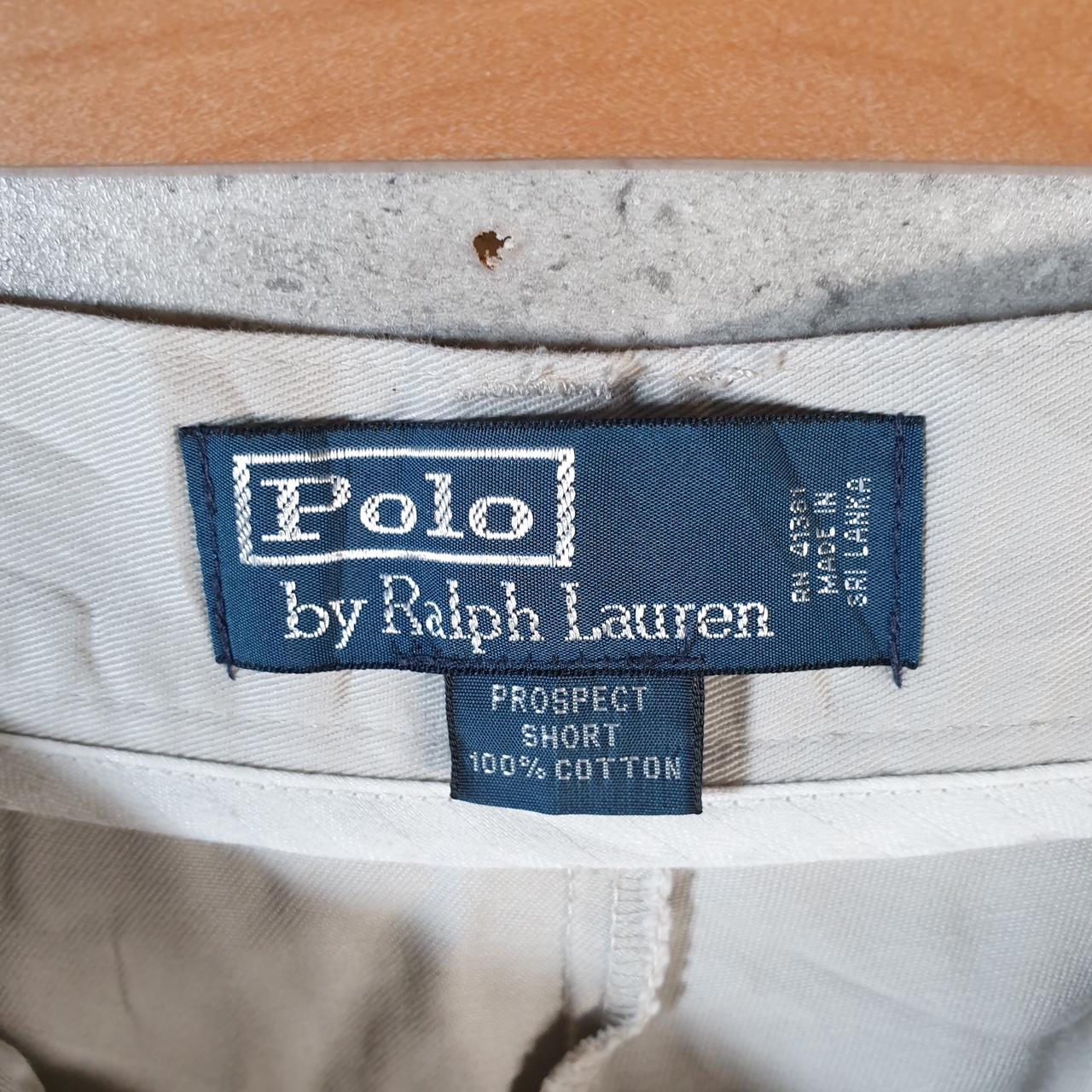 Vintage Ralph Lauren Polo Shorts Jorts Chino Cargo Men’s W38 Brown Baggy Cotton