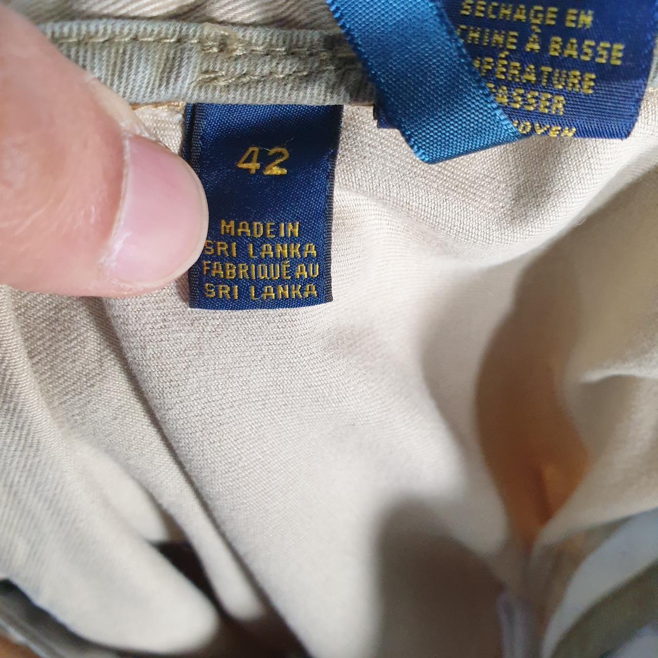 Vintage Ralph Lauren Polo Shorts Jorts Chino Cargo Men’s W42 Brown Baggy Cotton